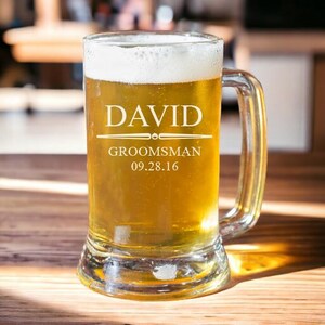 Groom beer mug
