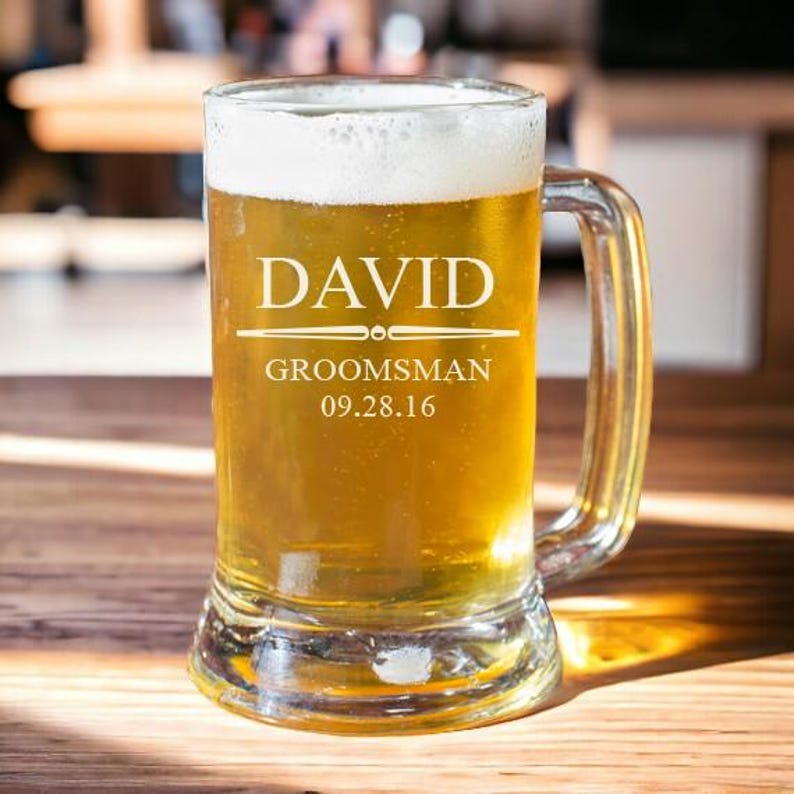 Groom beer mug