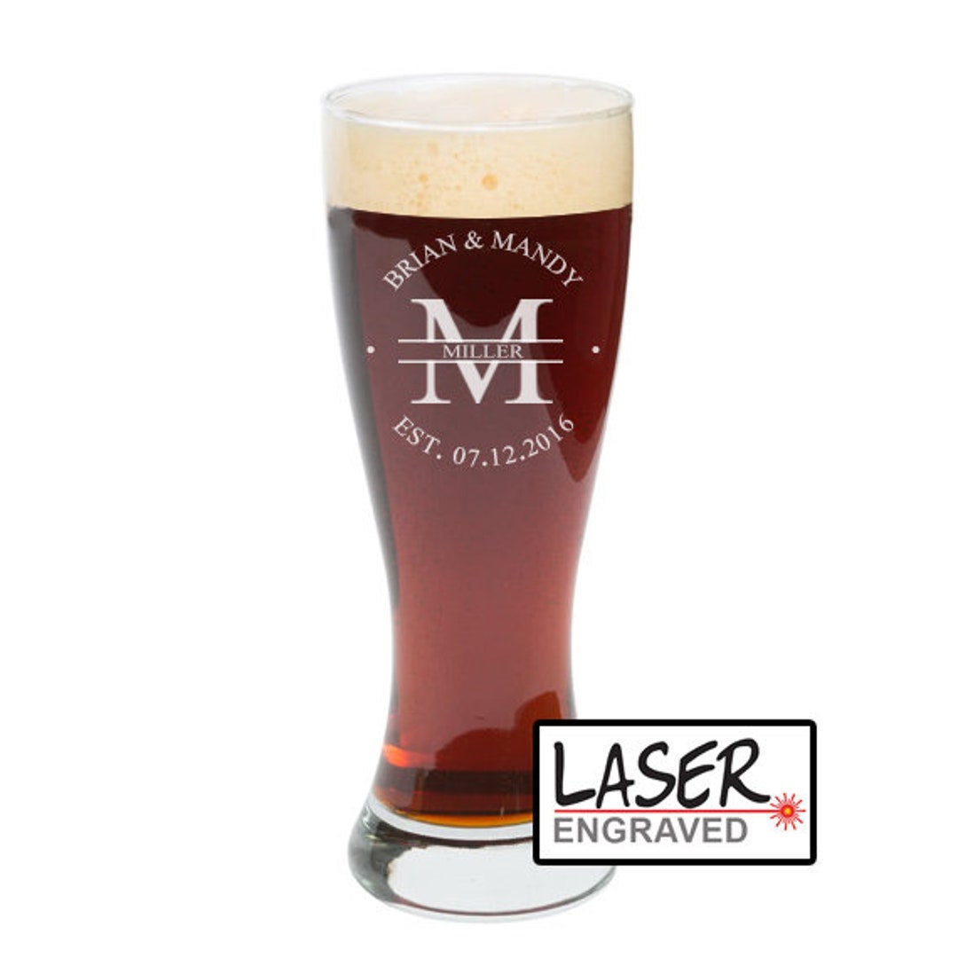 Pilsner Glasses, Personalized Beer Glass, Pint Glasses, Beer Glass ...