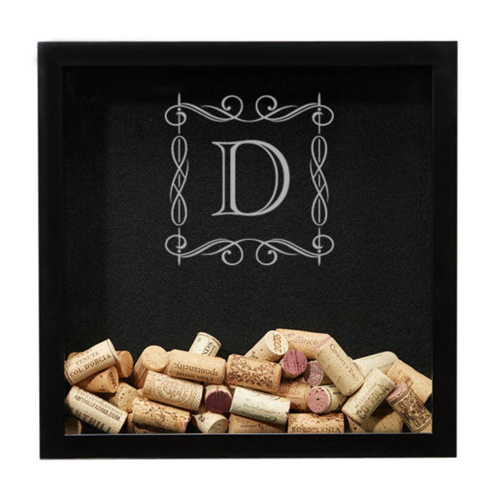 Personalized Wine Cork Holder Shadow Box Wine Cork Wine Etsy