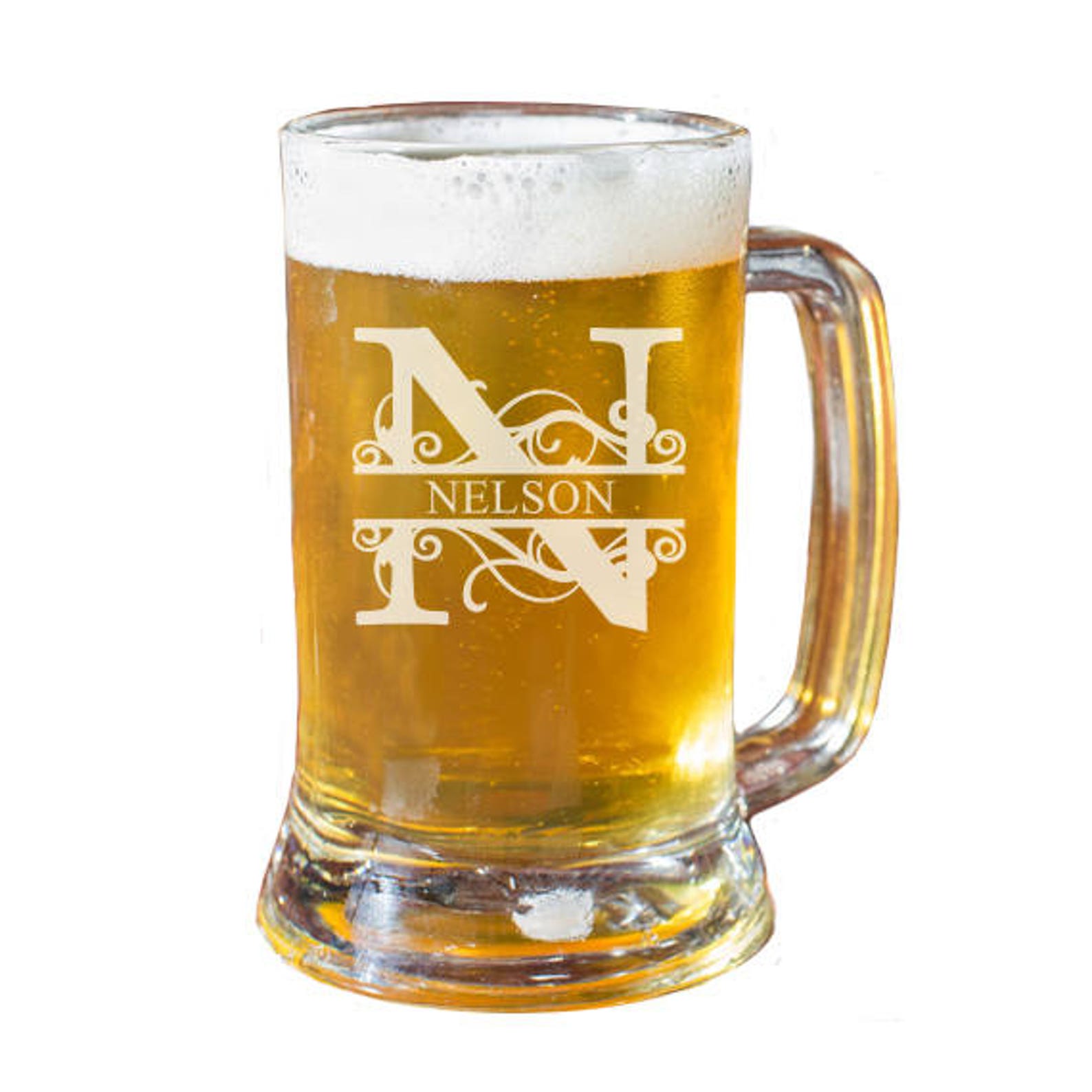 Beer Mug Personalized Beer Glass Groomsmen Mugs Engraved Etsy