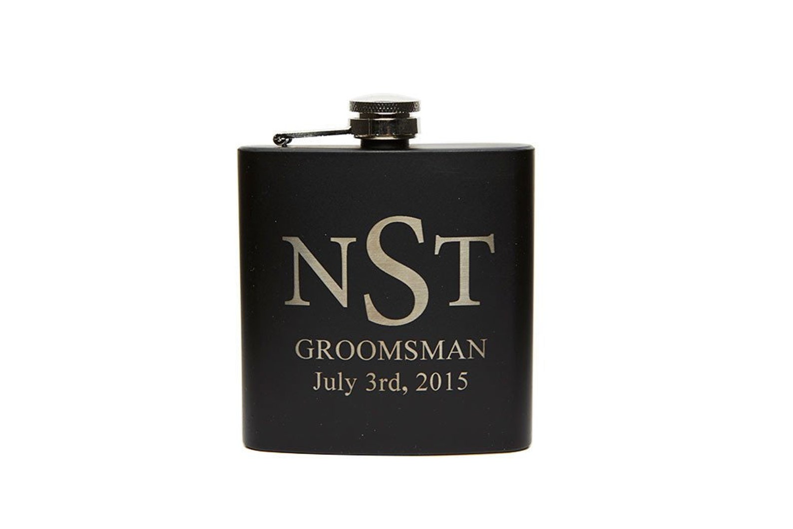 Personalized Flask Set Groomsmen Flask Custom Flask Gift Etsy