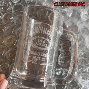 birthday gift beer glass