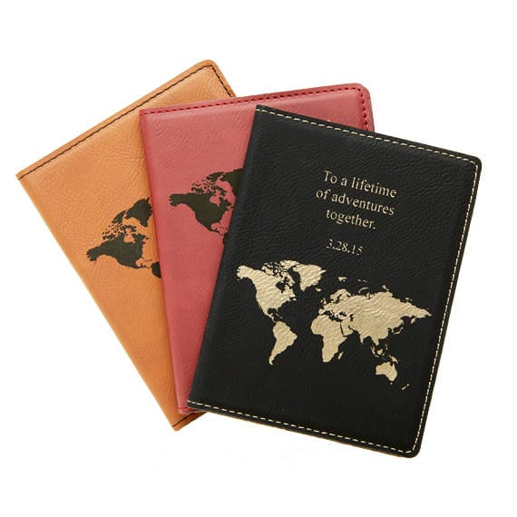 Pochette top passeport personnalisable