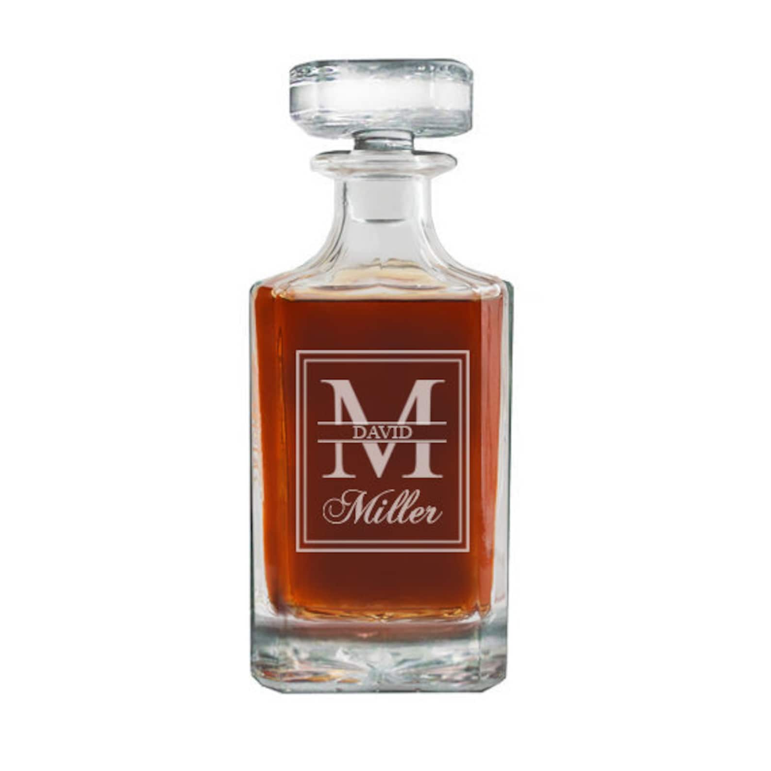 Engraved Whiskey Decanter Personalized Whiskey Decanter Set - Etsy