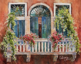 Italian Daydream, Balcony in Venice