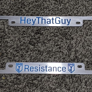 Custom License Plate Frame