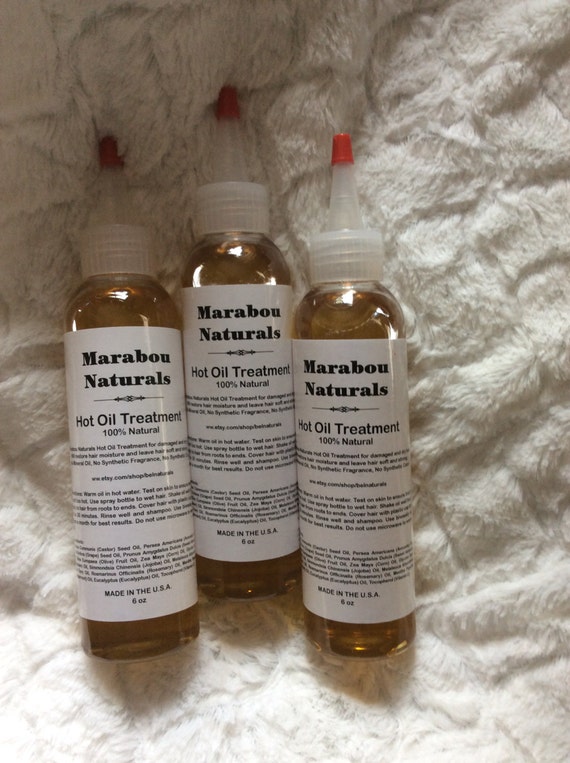 Hair Growth Hot Oil Treatment Dry Scalp Treatment Thinning Etsy