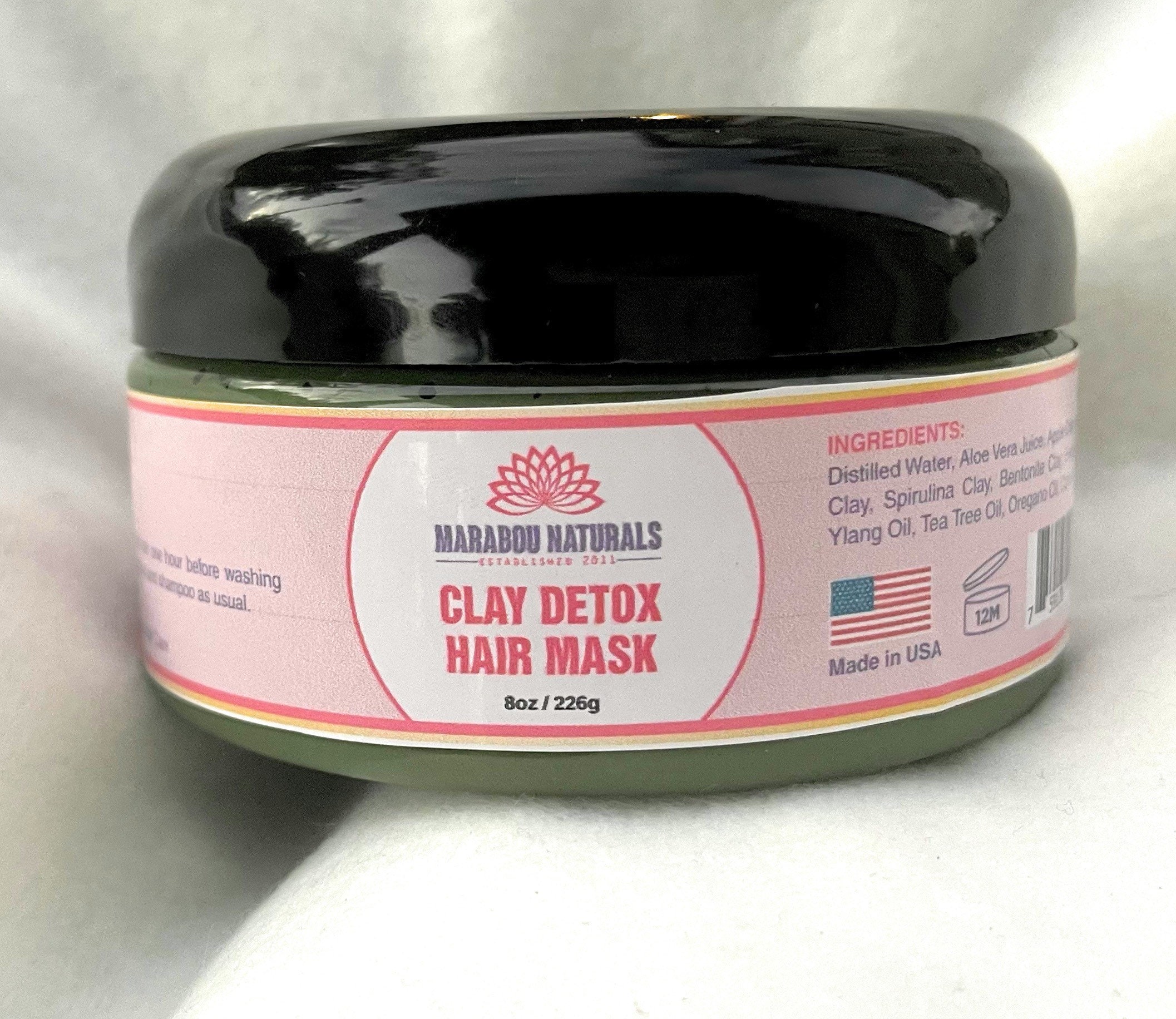 Hair and Scalp Detoxifying Clay Mask -Hair Clay Mask - Scalp Detox -Ayurvedic Clay Hair Mask - Hair Growth Clay Mask -Scalp Treatment Detox