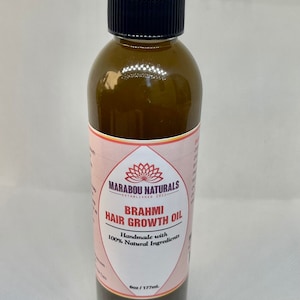 Brahmi Hair Growth Oil: Ayurvedic Scalp Treatment, Handmade