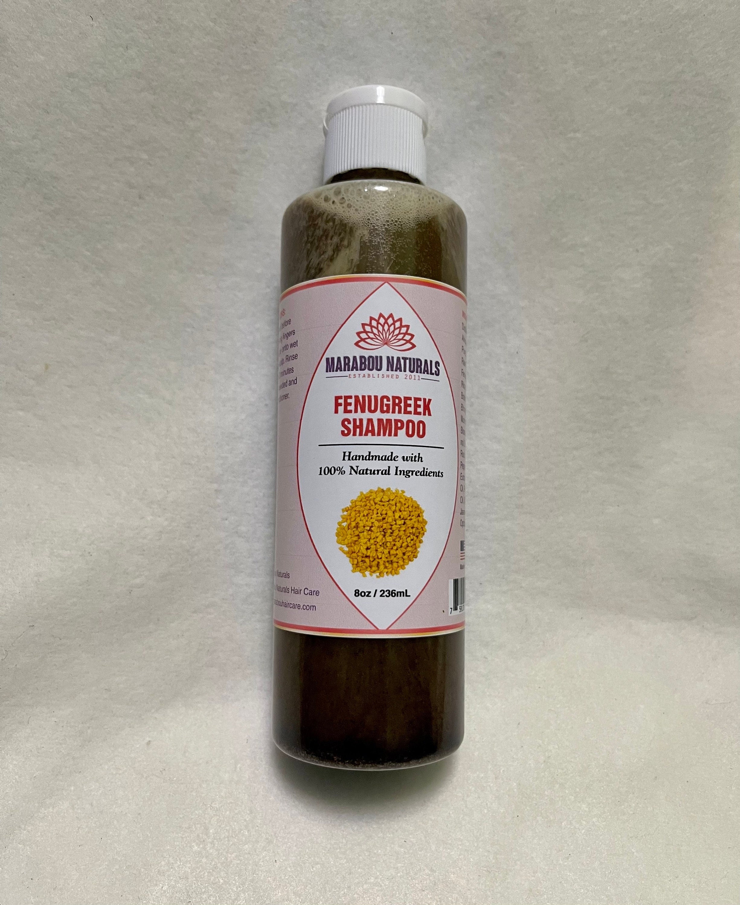 Fenugreek Moisturizing Shampoo-Fenugreek Shampoo-Ayurvedic Shampoo-Natural Shampoo-Alopecia Shampoo-Dry Hair Shampoo-Damaged Hair Shampoo