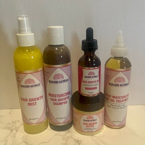 Hair Growth Bundle - Hair Growth Products- Hair Loss Treatment - Alopecia Solution- Dry Hair Treatment - Kids Hair Growth Butter