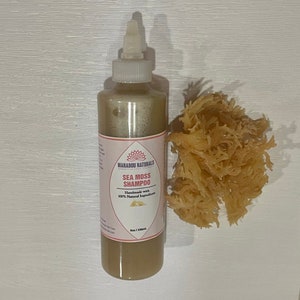 Sea Moss Shampoo - Moisturizing Shampoo - Ayurvedic Shampoo - Hair Growth Shampoo - Nourishing Shampoo - Herbal Shampoo -