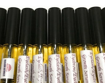Natural Eyelash & Eyebrow Growth Serum: Haitian Castor Oil Blend