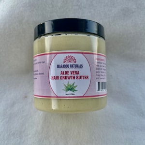 Aloe Vera Hair Growth Butter| Hair Growth Pomade| Fast Hair Growth for Thinning Severely Damaged Hair| Dry Hair Butter| Dry Scalp Butter