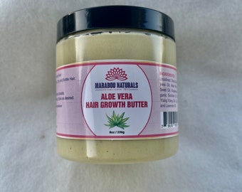 Aloe Vera Hair Growth Butter| Hair Growth Pomade| Fast Hair Growth for Thinning Severely Damaged Hair| Dry Hair Butter| Dry Scalp Butter