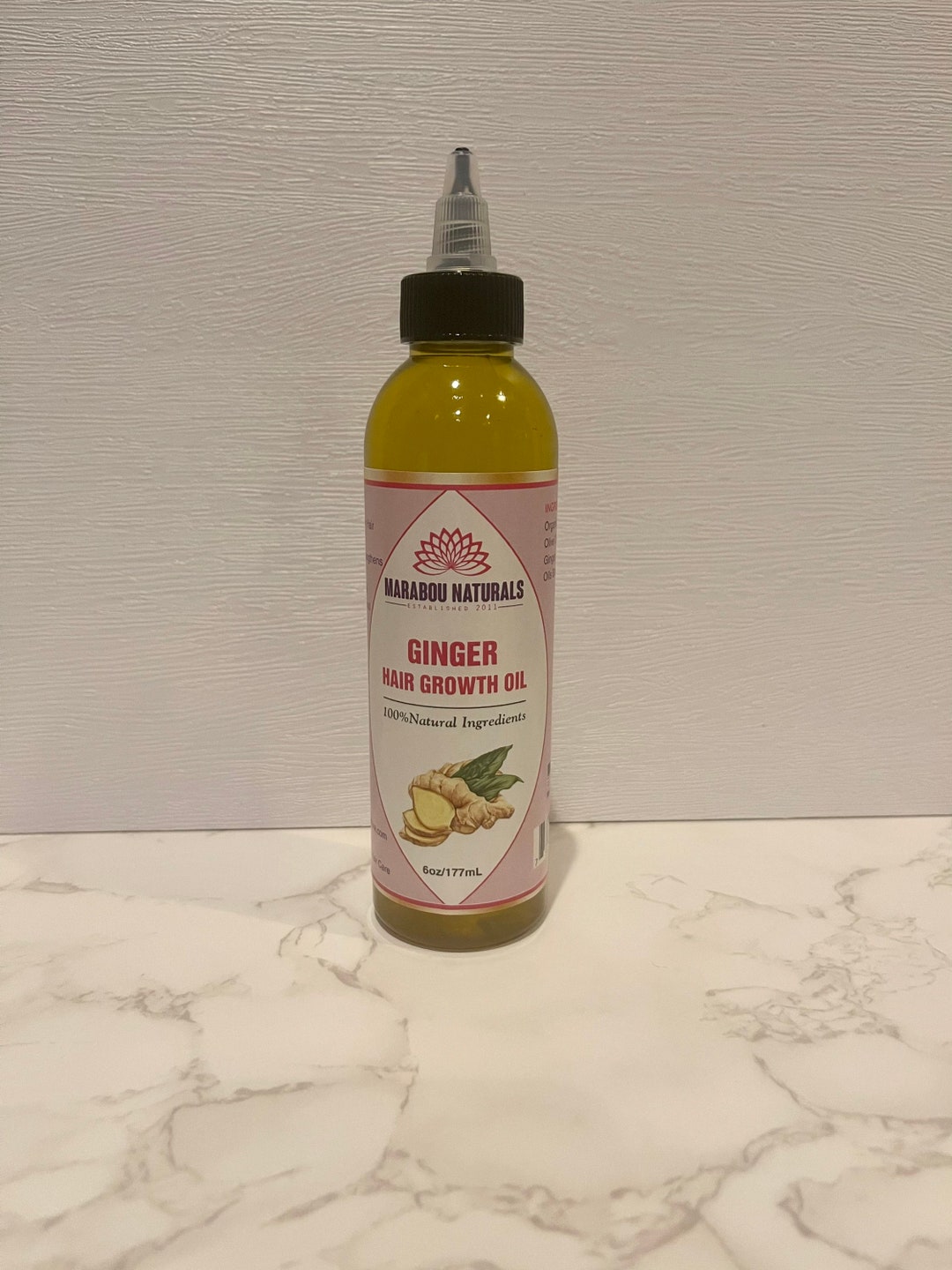 Ginger Hair Growth Oil Infused and Essential Etsy