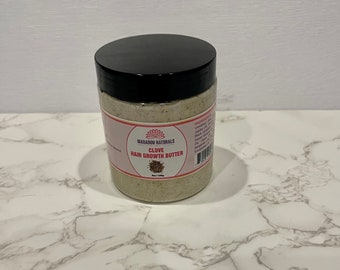 Nelken-Haarwuchsbutter: Shea-, Jojoba- und jamaikanisches Rizinusöl