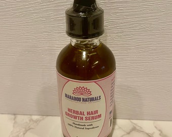 Suero a base de hierbas para el crecimiento del cabello: tratamiento ayurvédico contra la caída del cabello, 56 ml