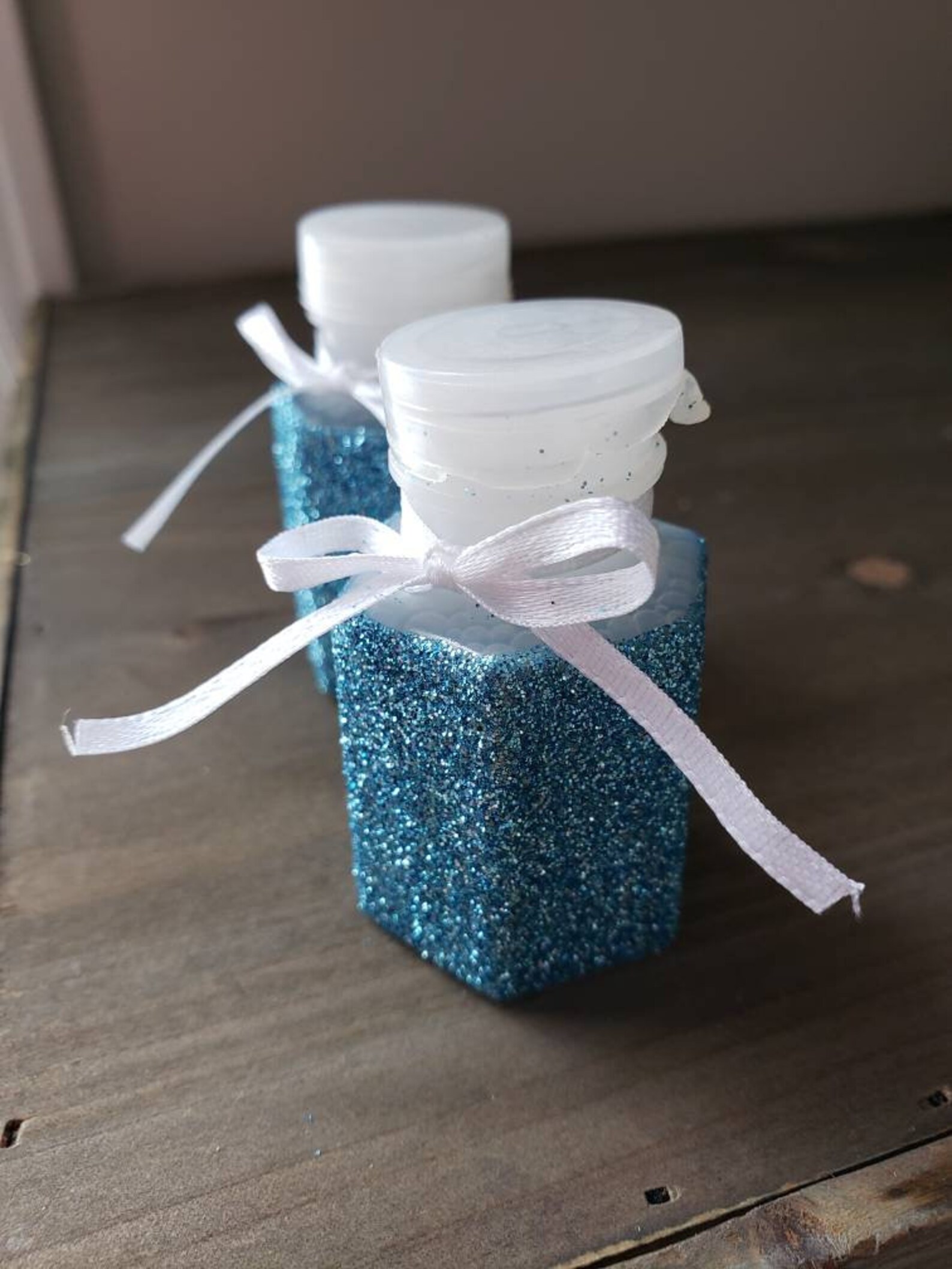 Blue Glitter Wedding Bubbles sold in sets of 12 Etsy
