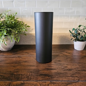 Matte Black Vase, Weddings, Birthdays, Party Decor, Anniversary, Dinner, Home Decor