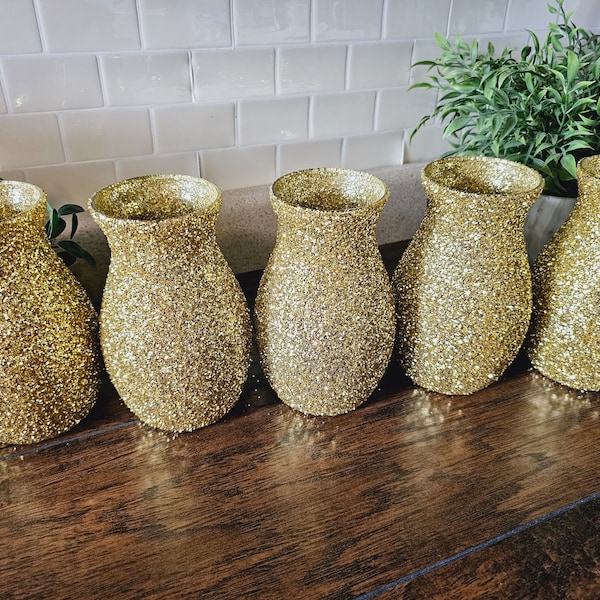 Glitter Vases Etsy
