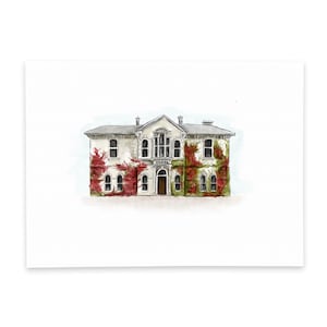 Lyrath Estate / illustrated wedding venue print / Wedding Gift