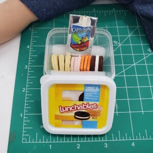 Doll Lunchable Set - 18 Inch Doll Food, 3:1 Scale - Etsy