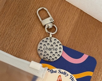Personalized Paw Print Dog Tag, Custom Stainless Steel Pet ID