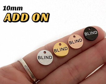 blind dog tag
