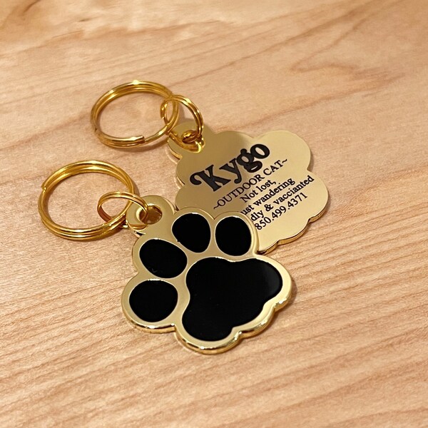 Microchip Number Dog Tag, Microchipped Add On, Dog Collar, Pet Tag, Pet ID Tag, Pet Accessories, Engraved Tag, Cat Tag, Cat Collar, Pet Gift