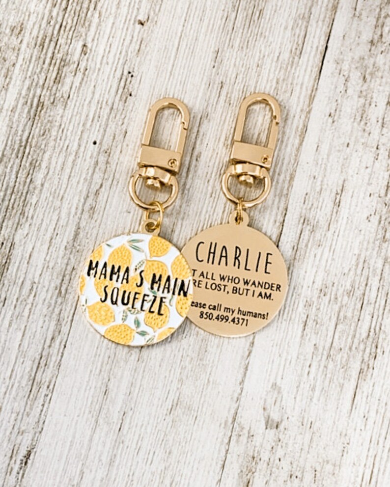 lemon dog tag