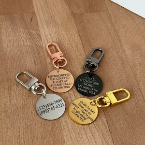 Microchip Dog Tag, Custom Dog Tag, Microchipped, Pet Tag, Dog ID Tag, Dog Collar, Puppy Tag, Personalized Dog Tag, Pet Gifts, Customized Tag image 2