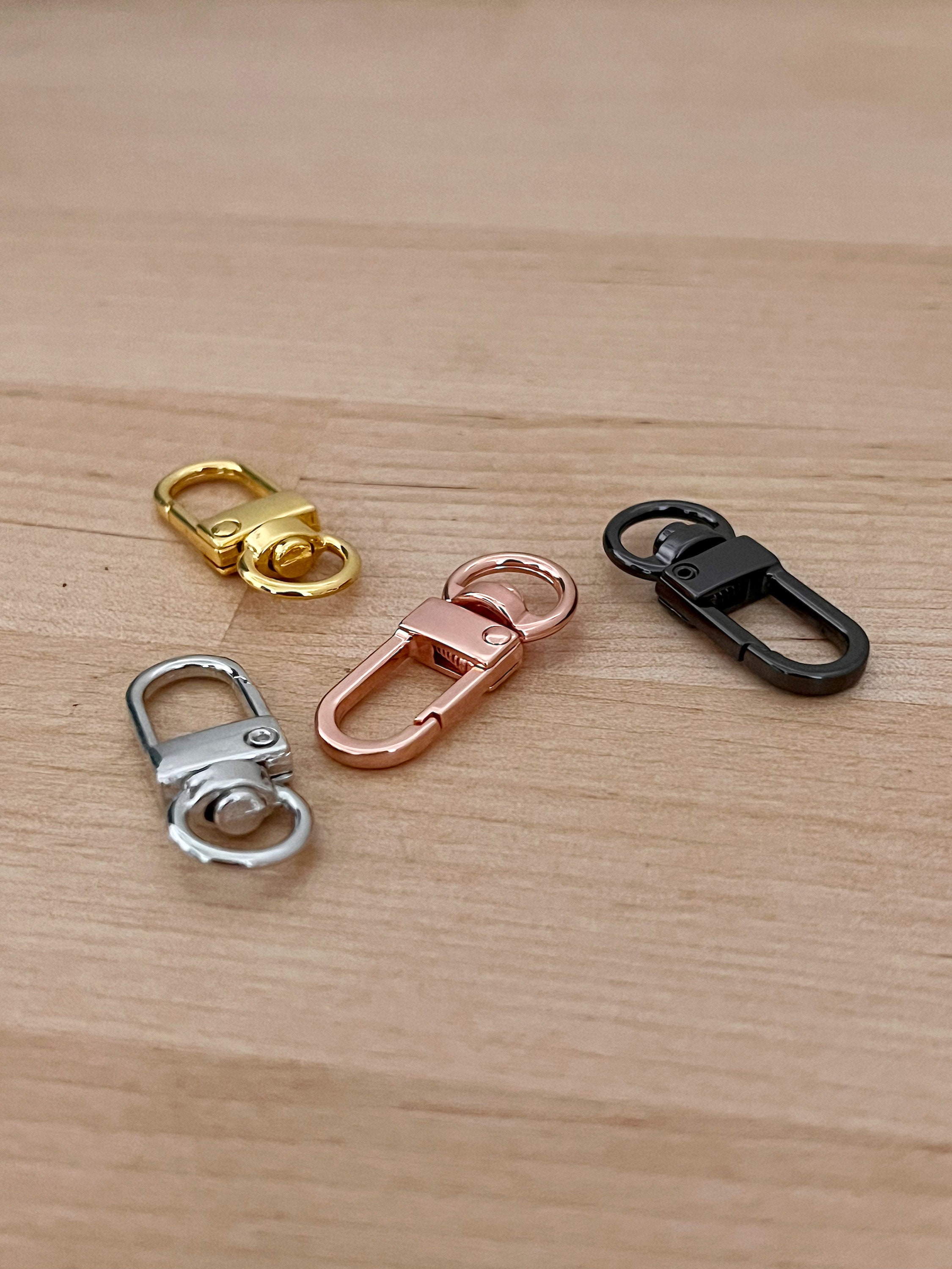 6pcs 55X30Mm Gold Keychain Accessories Universal Metal Clasp