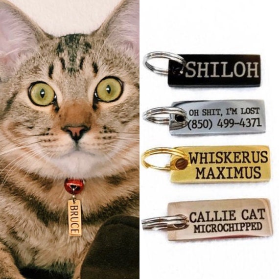 custom cat name tag