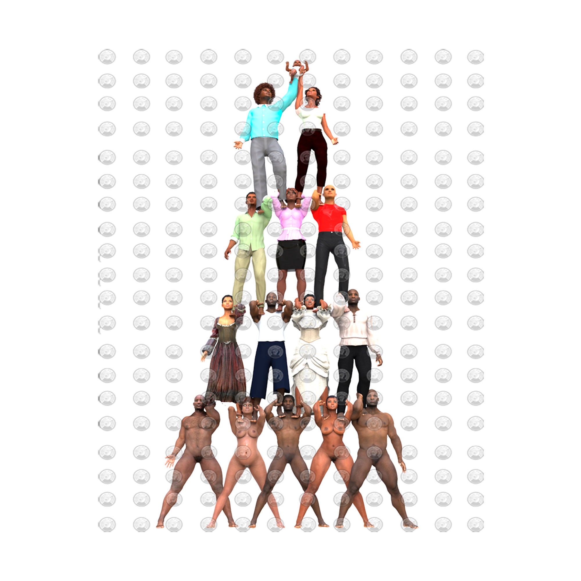 Black Art African American Art family Print by - Etsy
