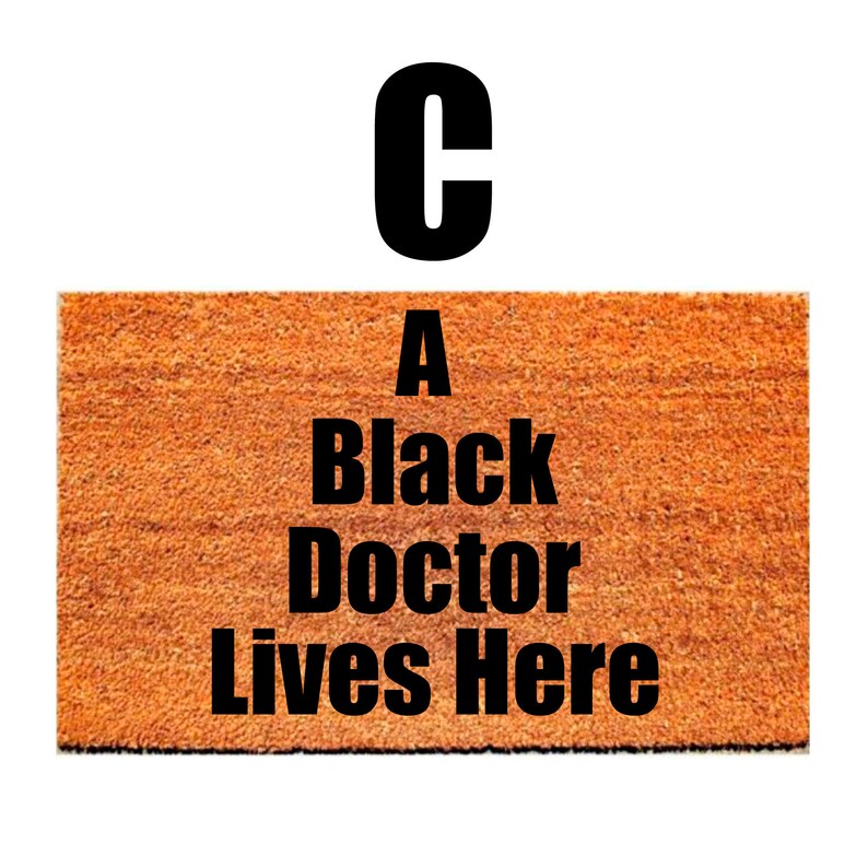 Black Family Doormats, Outdoor Rugs, Custom Doormats Etsy