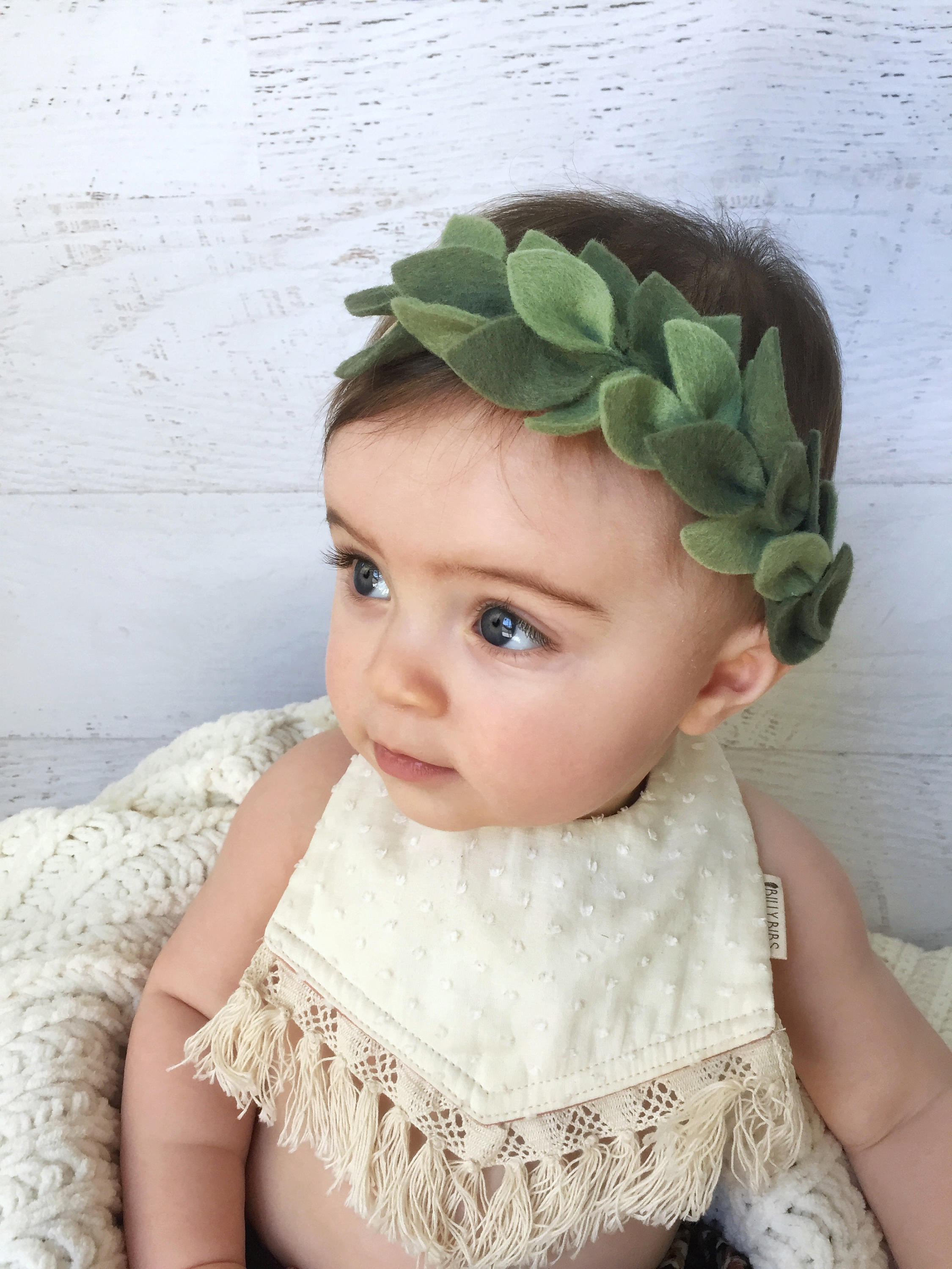 Laurel Headband Green Leaf Crown Headband Vine Headband Etsy