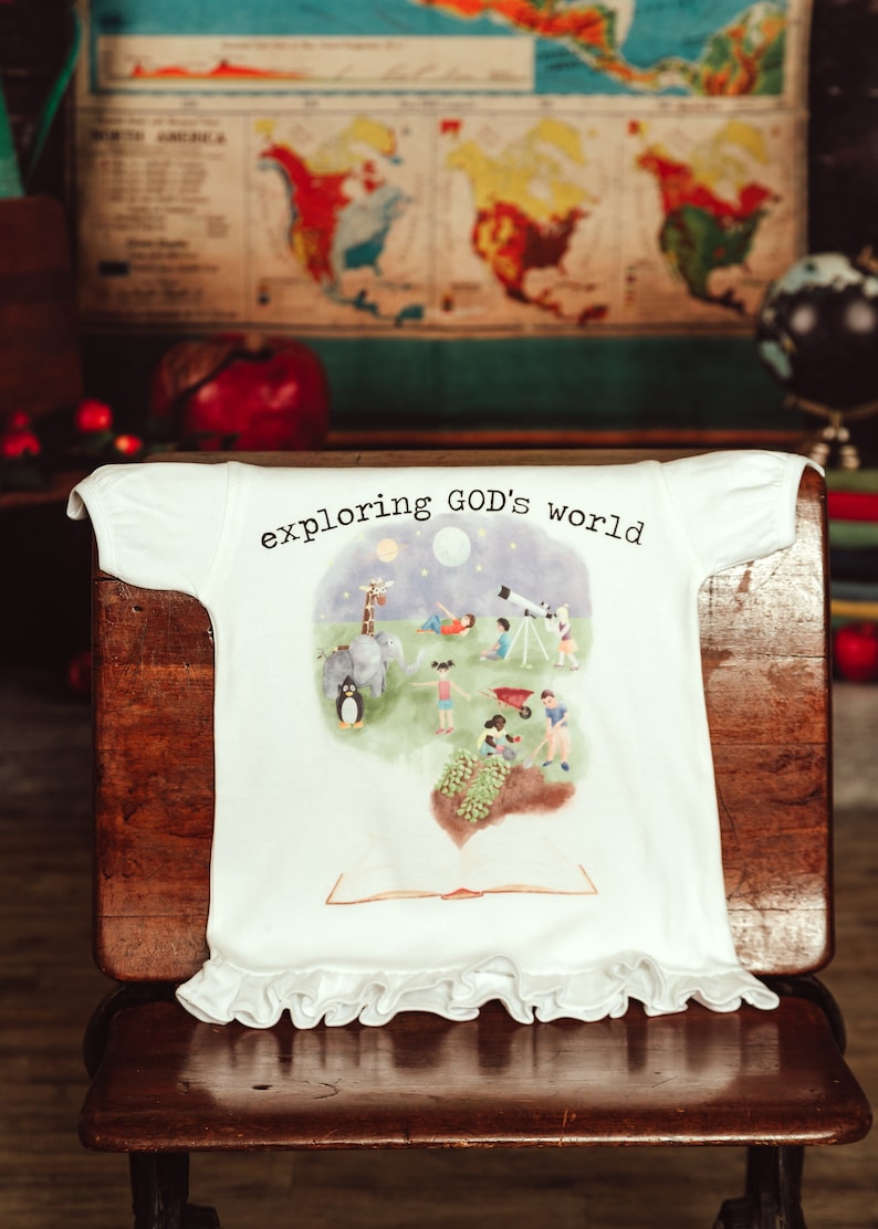 Exploring God/'s World shirt for field trips