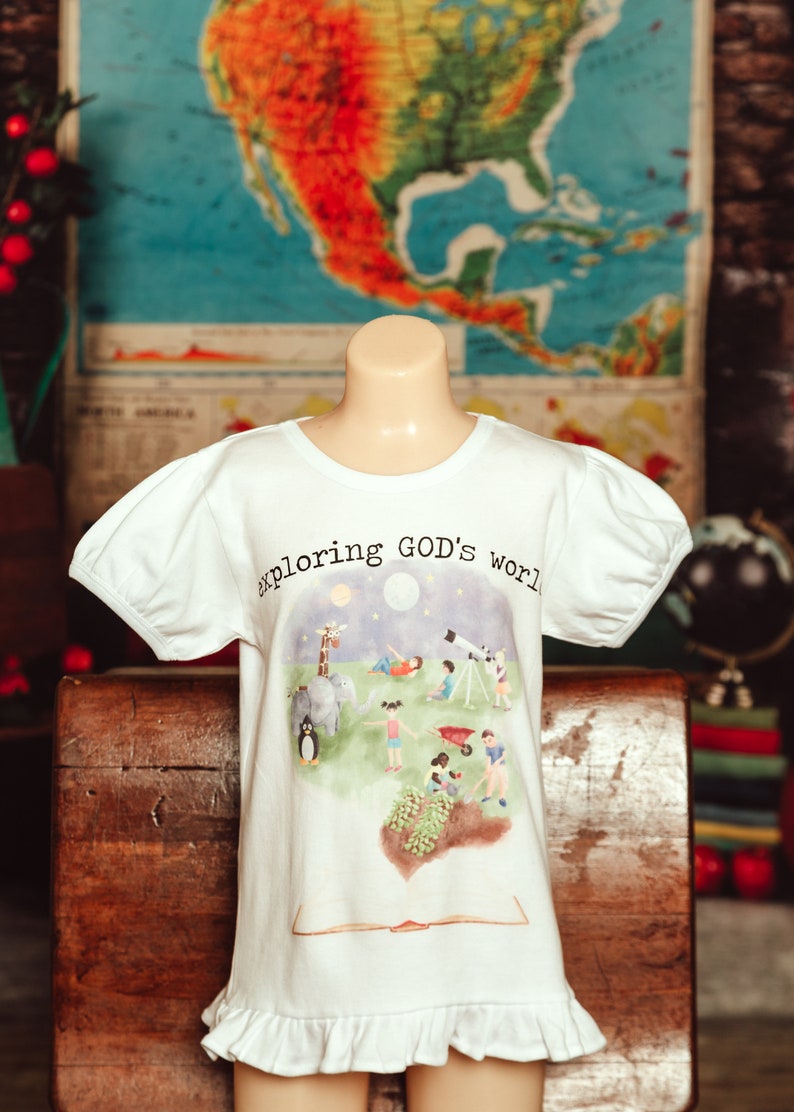 Exploring God/'s World shirt for field trips
