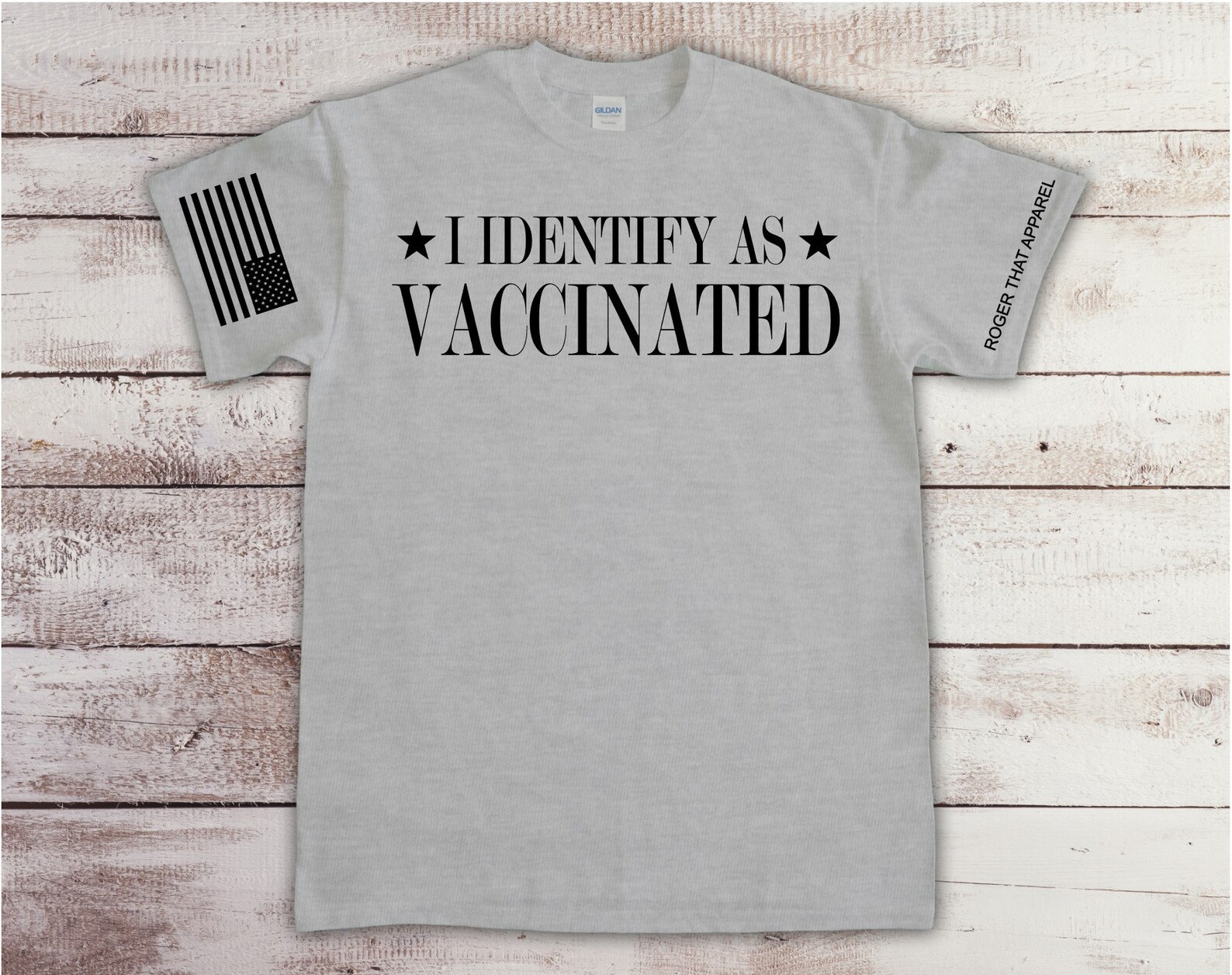 identify as vaccinated tshirt