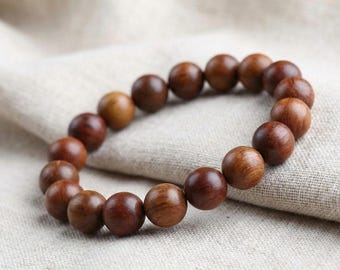 Handmade wood Fortune Beaded Bracelet, Wealth Protection Meaning Couple Bracelet, Fashion Elegant Matching Jewelry for Men Women