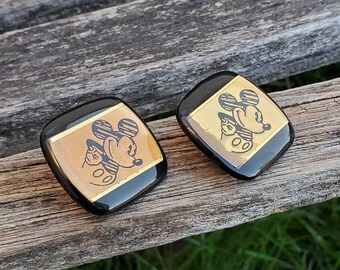 Gift For Mom Bride Vintage Blue Mickey Earrings Bridesmaid Wedding Mother/'s Day. Anniversary Wedding Christmas Birthday