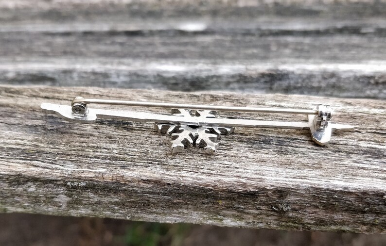 Tie Clip Christmas. Birthday Vintage Ski Pin Gift For Dad Anniversary Mom Wedding