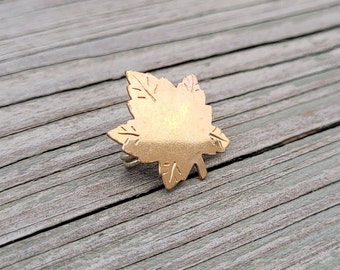 Vintage Maple Leaf Pin. Gift For Dad, Mom, Wedding, Anniversary, Christmas, Birthday, Father's Day.