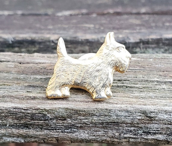 Vintage Scottie Dog Pin. Gift For Mom, Dad, Anniv… - image 2
