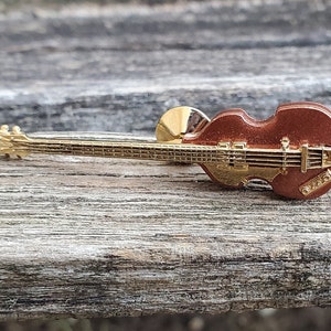 Vintage Guitar Pin. Anniversary, Gift For Dad, Groom, Birthday Gift, Musician