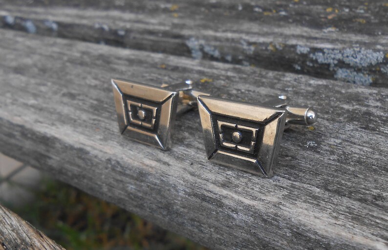 Groom Vintage Modern Cufflinks Gift for Dad Groomsmen Anniversary Birthday Wedding Christmas
