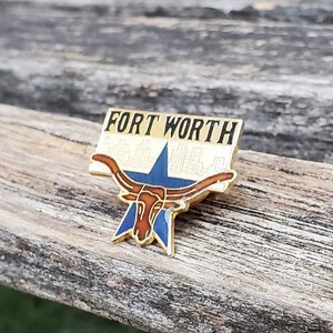 Jahrgang Fort wert Texas Pin. Geschenk für Papa Mama | Etsy
