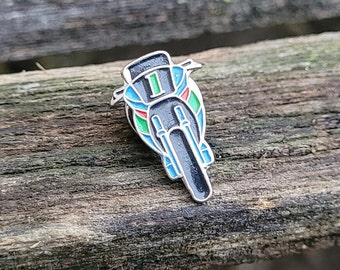 Vintage Motorcycle Pin. Gift For Collector, Anniversary, Christmas, Father's Day.